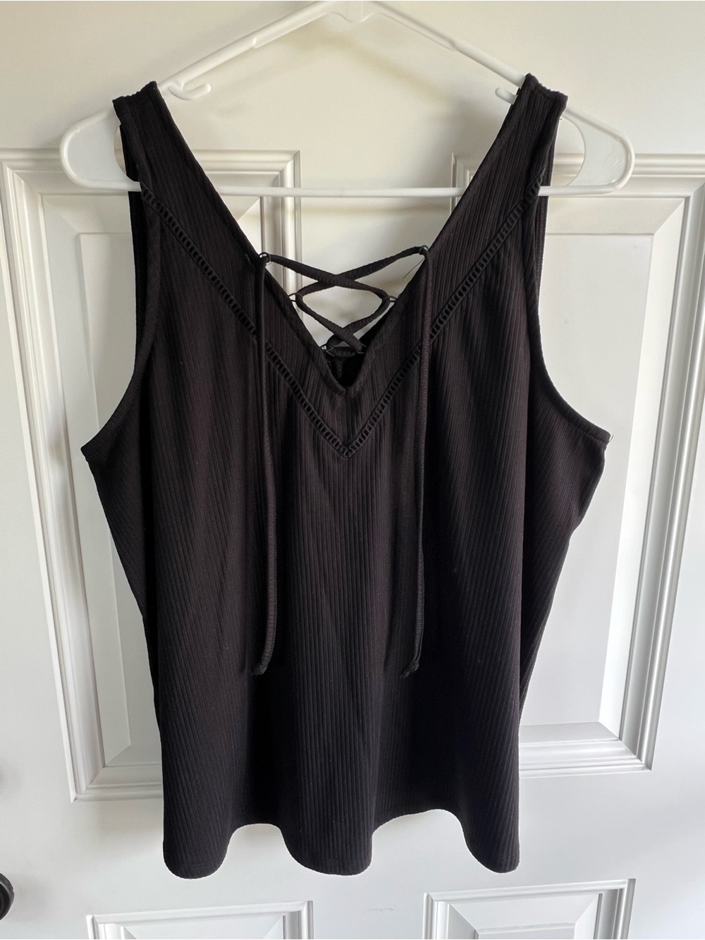 MAURICES lace up front tank